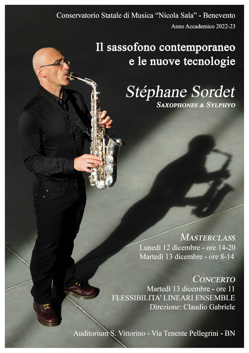 Stéphane Sordet - Saxophone & Sylphyo